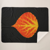 Red & Yellow Aspen Leaf #10 Sherpadecke (Vorderseite (Horizontal))