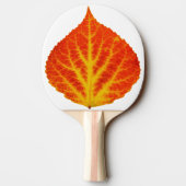 Red & Yellow Aspen Leaf #10 Tischtennis Schläger (Rückseite)