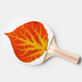 Red & Yellow Aspen Leaf #10 Tischtennis Schläger (Seitenansicht)