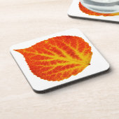 Red & Yellow Aspen Leaf #10 Untersetzer (Linke Seite)