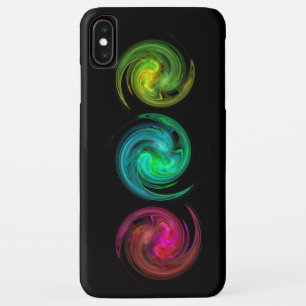 RED YELLOW BLAU LIGHT VORTEX Fraktal Kunst, Dichtu Case-Mate iPhone Hülle