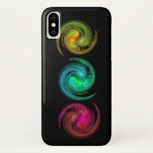 RED YELLOW BLAU LIGHT VORTEX Fraktal Kunst, Dichtu Case-Mate iPhone Hülle