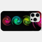 RED YELLOW BLAU LIGHT VORTEX Fraktal Kunst, Dichtu Case-Mate iPhone Hülle (Rückseite (Horizontal))