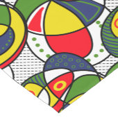 Red Yellow Blue Green Beach Ball Kurzer Tischläufer (Ecke)