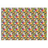 Red Yellow Blue Green Beach Ball Tischdecke (Vorderseite (Horizontal))