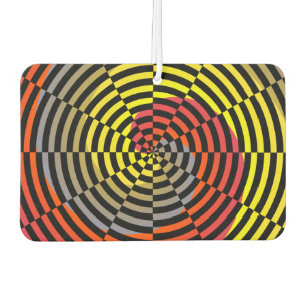 Red Yellow Blue Spiral von Kenneth Yoncich Autolufterfrischer