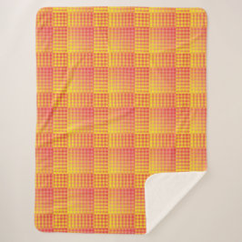 Red Yellow Checker Abstract Pattern Sherpadecke