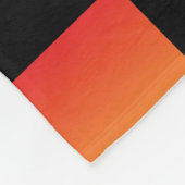 Red Yellow Green Rasta Ombre Checkerboard Fleecedecke (Ecke)