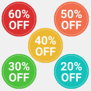 Red Yellow Green Small Business Sales 60% Rabatt Etiketten