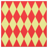 Red Yellow Harlequin Checkered Design  Stoff (Muster)
