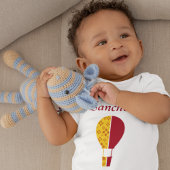 Red Yellow New Mexico Zia Hot Air Ballon Baby Strampler