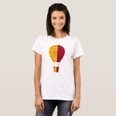 Red Yellow New Mexico Zia Hot Air Ballon T-Shirt (Vorne ganz)