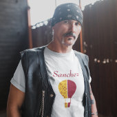 Red Yellow New Mexico Zia Hot Air Ballon T-Shirt