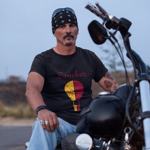 Red Yellow New Mexico Zia Hot Air Ballon T-Shirt