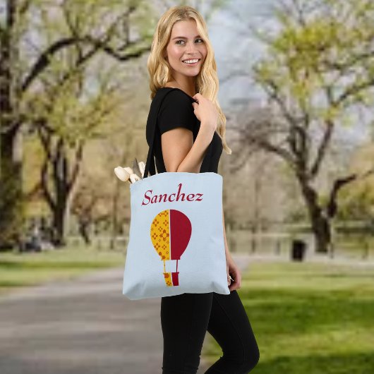 Red Yellow New Mexico Zia Hot Air Ballon Tasche