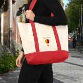 Red Yellow New Mexico Zia Hot Air Ballon Tragetasche