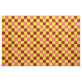 Red Yellow Pink Checkered Pattern Design  Stoff (Fat Quarter (45,7 x 55,9 cm))