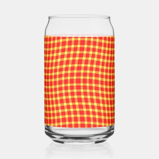 Red Yellow Plaid Checker Seamless Pattern Dosenglas (Links)