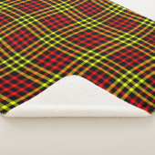 Red Yellow Plaid Checker Seamless Pattern Sherpadecke (3/4)