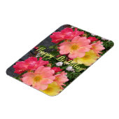 Red Yellow Rose Flower Floral Birthday Roses Magnet (Linke Seite)