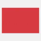 Red Yellow Star Flat Sheet Set of 3 Geschenkpapier Set (Vorderseite 3)