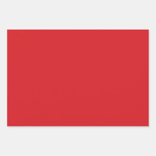 Red Yellow Star Flat Sheet Set of 3 Geschenkpapier Set (Vorderseite 3)