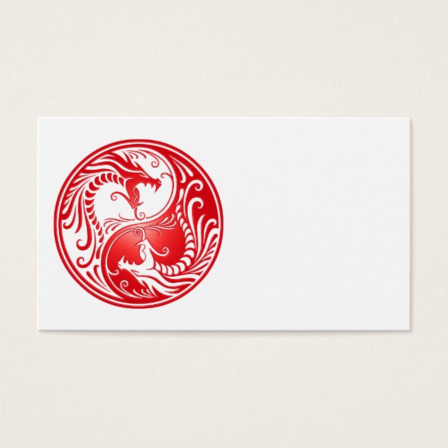 Red Yin Yang Dragons (Vorderseite)