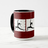 Red Yoga Tasse (Vorderseite Links)
