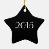 Red Your Name Zebra Print Ballet Dancer Keramikornament (Hinten)