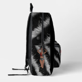 Red Zebra #1 Bedruckter Rucksack (Links)