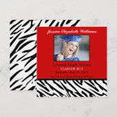 Red Zebra Ankündigung (Vorne/Hinten)