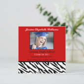 Red Zebra Ankündigung (Stehend Vorderseite)