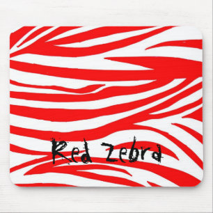 Red Zebra Mousepad