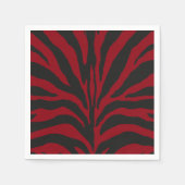 Red Zebra Serviette (Vorderseite)