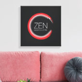 Red Zen Leinwanddruck (Insitu (Wohnzimmer))