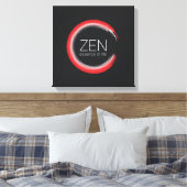 Red Zen Leinwanddruck (Insitu (Schlafzimmer))