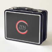 Red Zen Metall Brotdose (Rückseite)