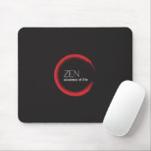 Red Zen Mousepad (Mit Mouse)