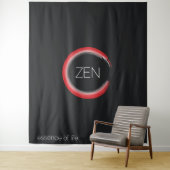 Red Zen Tapestry Wandteppich (Beispiel)