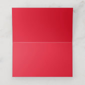 Red Zent Style Platzkarten (Innenseite Aufgefaltet)