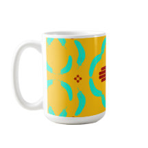 Red Zia Symbols New Mexico Türkis Feathers