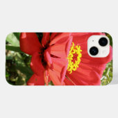 Red Zinnia iPhone 4 Fall Case-Mate iPhone Hülle (Rückseite (Horizontal))