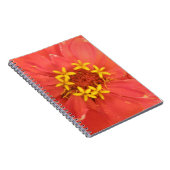 Red Zinnia Macro Notebook Notizblock (Rechte Seite)