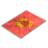 Red Zinnia Macro Notebook Notizblock (Linke Seite)