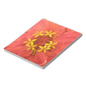 Red Zinnia Macro Notepad Notizblock (Rotiert)