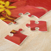 Red Zinnia Macro Puzzle (Seite)
