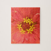 Red Zinnia Macro Puzzle (Vertikal)