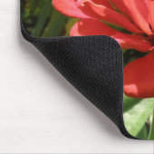 Red Zinnia Mousepad (Ecke)