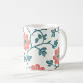 Red Zinnias Kaffeetasse (VorderseiteRechts)