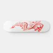 Red Zircon Dragon Skateboard (Horizontal)